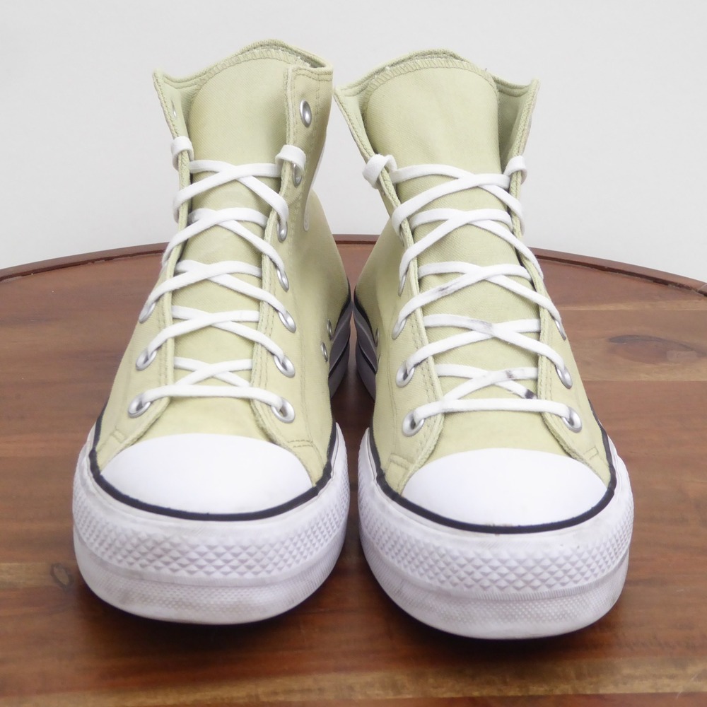 Converse Womens Chuck Taylor All Star Lift High Top Sage Green Sneakers 11 - Picture 3 of 10